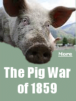 One of America's most unusual wars involved only one casualty – a pig – and yet it could have changed the course of history. The bizarre conflict took place on what is now Washington state’s San Juan Island and involved American and British troops, and even warships. 